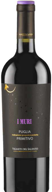Primitivo I Muri - Vigneti del Salento víno - puglia