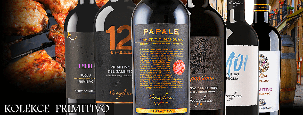 Kolekce víno Primitivo vino Puglia